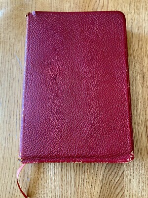 Scofield Reference Edition Bible,Oxford,Leather, Red, 1945-image