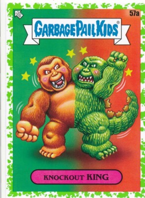 57a KNOCKOUT KING 2023 GPK Intergoolactic Mayhem BOOGER GREEN GODZILLA KING KONG-image