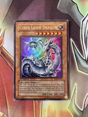 SOI-EN007 Cyber Laser Dragon (Ultra Rare) Yu-Gi-Oh TCG [LP] 1st Ed-image