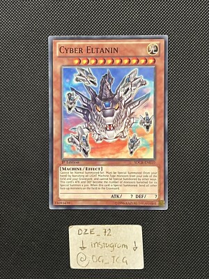 Yugioh - Cyber Eltanin - SDCR-EN010 - Common - 1st Edition - NM/VLP-image