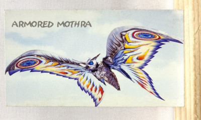 Armored Mothra Godzilla Japanese Monster Encyclopedia 2 Card Japan SFX No.088-image