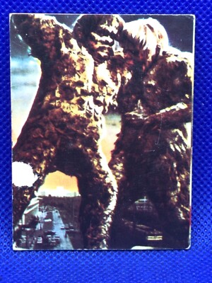 Gargantuas Mini menko card 2.5 in No.52 TOHO 1970's Japanese vintage F/S-image
