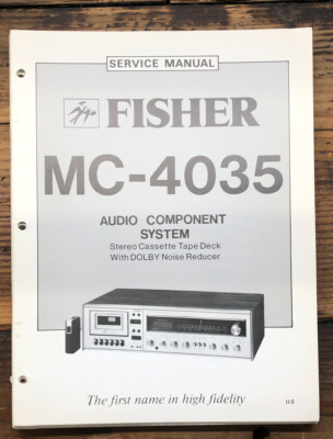 Fisher MC-4035 Stereo  Service Manual *Original*-image