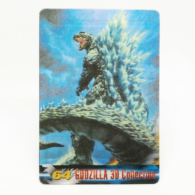 GODZILLA No.64 Godzilla Card 3D Collection MORINAGA Wafers JAPAN Toho MOVE-image