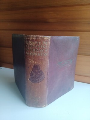 Miguel De Cervantes Saavedra Obras Completas Antique Spanish Book 1949 Madrid-image