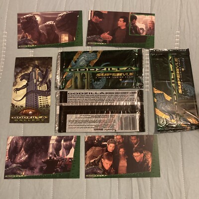 godzilla inkworks supervue premium trading cards new 98’ toho doom kaiju-image