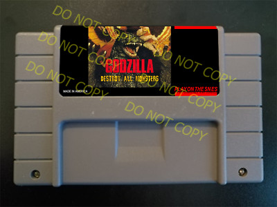 Godzilla Destroy All Monsters - For Super Nintendo SNES-image