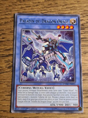 Paladin of Storm Dragon●YUGIOH●CYHO●2018●FRENCH●RARE●1st EDITION●NM #05280-image