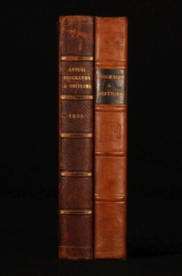 1835-36 2 Vol Annual BIOGRAPHY and OBITUARY 1835 & 1836-image