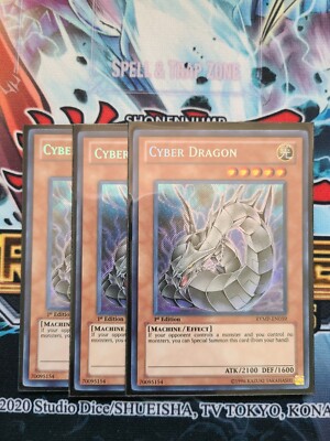 3X - Cyber Dragon RYMP-EN059 - Secret Rare - 1st Edition - Playset-image
