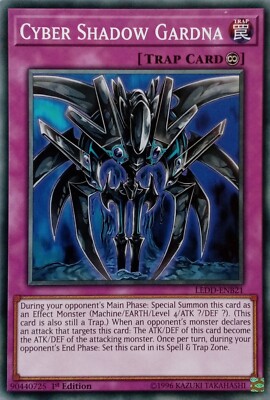 LEDD-ENB21 CYBER SHADOW GARDNA COMMON 1ST EDITION YuGiOh CARD-image