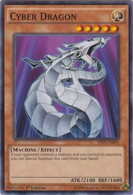 Cyber Dragon - YS15-ENF05 - Common - 1st Edition - Moderately Played-image