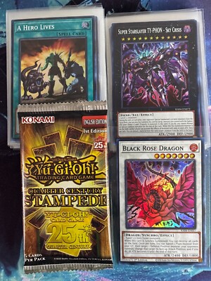 Yugioh - Quarter Century Stampede RA04 - Super Rare Singles - Pack Fresh-image