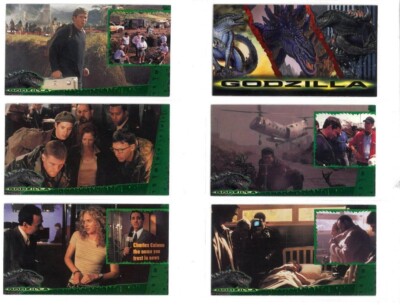 Godzilla complete set of 72 trading cards by Inkworks-image