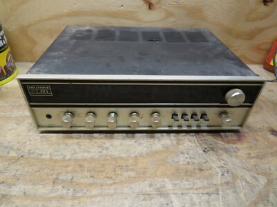 The Fisher 195 STEREO RECEIVER SOLID STATE ( POWERED ON ) -image
