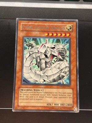Yu-Gi-Oh! TCG Cyber Barrier Dragon Zane Truesdale DP04-EN002 Unlimited Rare-image