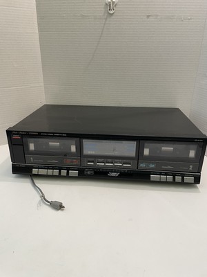 Vintage Fisher CR-W74H Stereo Double Cassette Tape Deck UNTESTED LOOKS-image