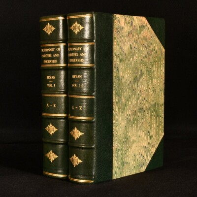 1889-93 2vol Dictionary of Painters and Engravers Bryan Graves Armstrong-image