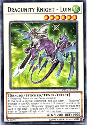 Dragunity Knight - Luin CYHO-EN032 Yu-Gi-Oh! Light Play Unlimited -image