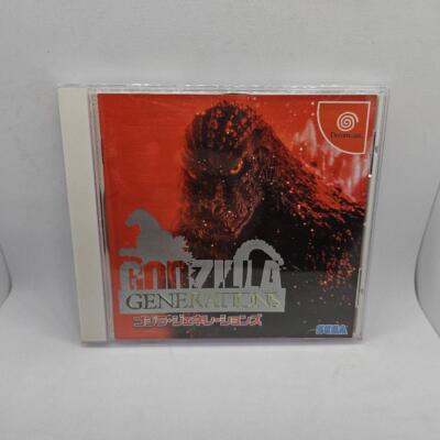 Dreamcast Godzilla Generations DC Disc USED Japan Free Shipping Very Good-image