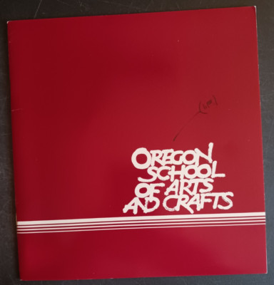 Oregon School of Arts and Crafts General Catalogue 1982-83 art ephemera booklet-image