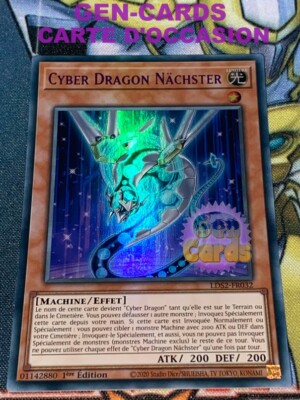 USED Yu Gi Oh CYBER DRAGON NACHSTER LDS2-FR032 PURPLE 1st Edition Card-image