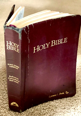 Keystone Giant Print Reference Bible by Not Available (1995, Leather)-image