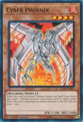 Yu-Gi-Oh! TCG Cyber Phoenix Legendary Dragon Decks LEDD-ENB07 1st Ed Common NM-image