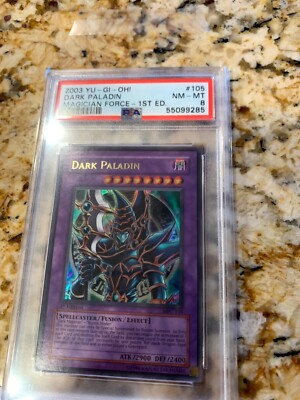 2003 Dark Paladin MFC-105 1st Ed PSA 8 Population 88-image