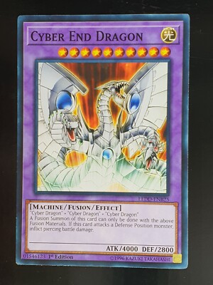 Cyber End Dragon LEDD-ENB25 Common 1st Edition Yugioh Card-image