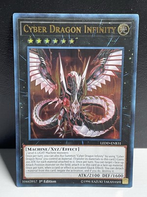 Cyber Dragon Infinity - LEDD-ENB31 - Ultra Rare 1st Edition-image