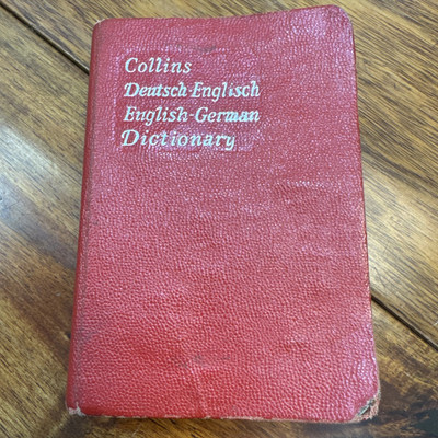 Collins German -English English-German Pocket Dictionary  1965 Vintage-image