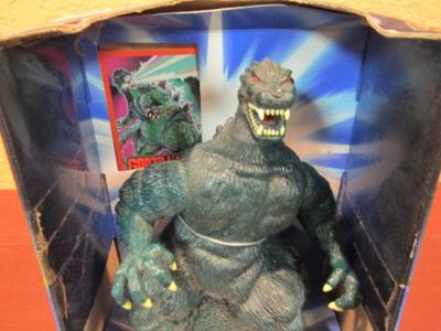 1994 CLASSIC GODZILLA KING OF THE MONSTERS FIGURE BANK & TRADING CARD MIB-image