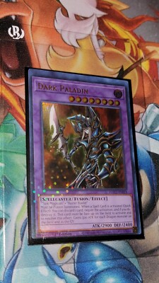 DARK PALADIN 1ST EDITION ULTRA RARE DUEL TERMINAL HAC1-EN018 YUGIOH MISCUT ERROR-image