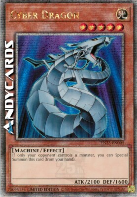 CYBER DRAGON • (Cyber Drago) • Quarter Century • TN23 EN005 • Lim • Yugioh!-image
