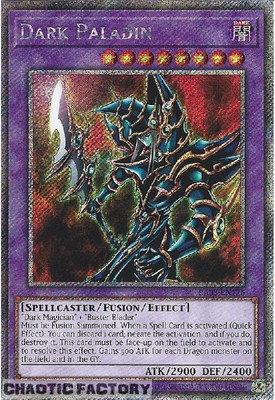 YUGIOH RA03-EN126 Dark Paladin Platinum Secret Rare 1st Edition NM-image