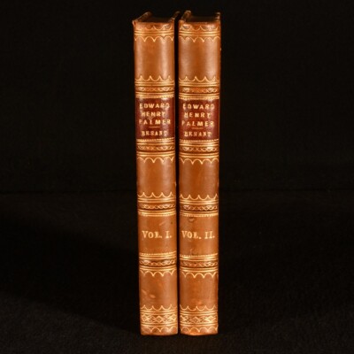 1883 2Vols The Life and Achievements of Edward Henry Palmer Walter Besant Fir...-image