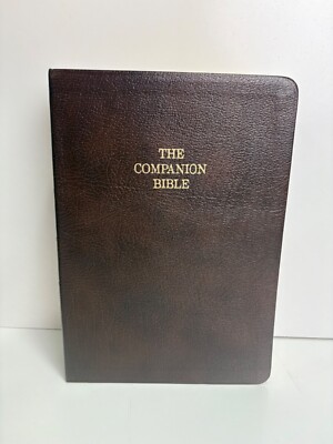 Companion Bible Authorized Version of 1611 Brown Bonded Leather KJV Zondervan VT-image