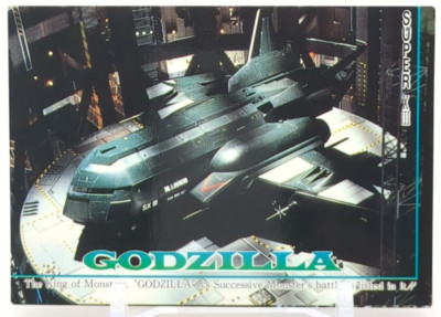 Super X3 #95 Godzilla trading collection Card Amada Movie 1995 TCG Japan A1-image