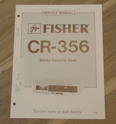 Fisher CR-356  Service Manual Stereo Cassette Deck-image