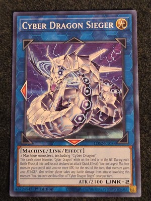 Yugioh Cyber Dragon Sieger LDS2-EN034 Common 1st Ed NM-image