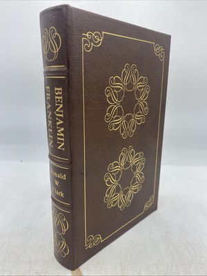 The Autobiography Of Benjamin Franklin Easton Press Illustrated 2004 Leather-image