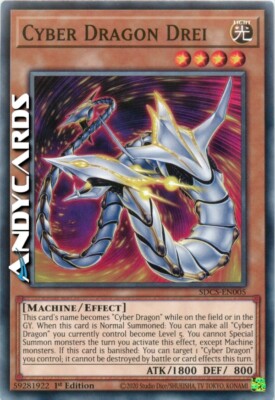 CYBER DRAGON THREE • (Cyber Drago Three) • Commune • SDCS EN005 • 1Ed • Yugioh!-image