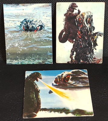 Godzilla Hedorah Card TOHO Tokusatsu Retro Japanese Vintage-image