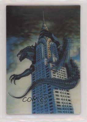 1998 Kabaya Chocolate Lenticular Cards Product Insert Japanese Godzilla #9 i1f-image