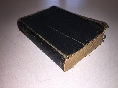 Vintage Holy Bible Illustrated with References Nelson / Norwood Press Leather-image