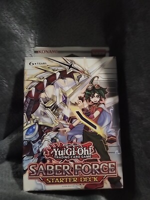 Yu-Gi-Oh! Saber Force Starter Deck 1st Edition English Edition New Sealed Konami-image