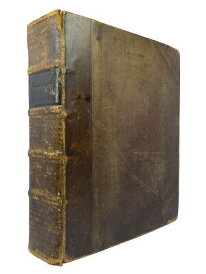 [LATIN DICTIONARY] DICTIONARIUM ETYMOLOGICUM LATINUM 1640 LEATHER BOUND-image
