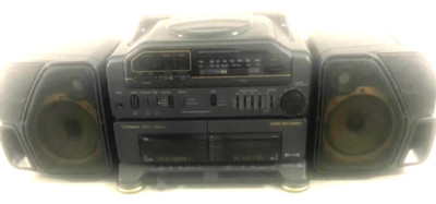 Vintage Fisher Deluxe BoomBox Radio CD Tape Player-image