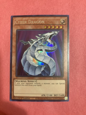 Cyber Dragon Silver Letters 1st Edition Blc1-EN020-image